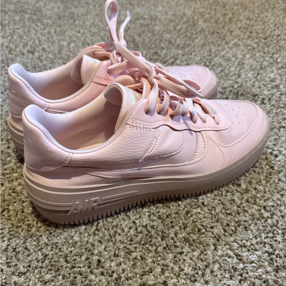 Nike Air Force 1 PLT.AF.ORM 'Atmosphere' Women’s 8.5 Like New - Picture 5 of 5